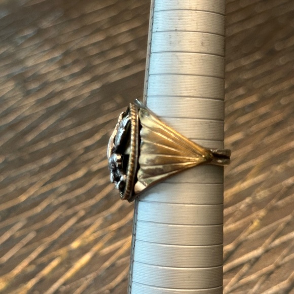 Sterling silver Gold filled Navajo ring 11.5 - Picture 4 of 8